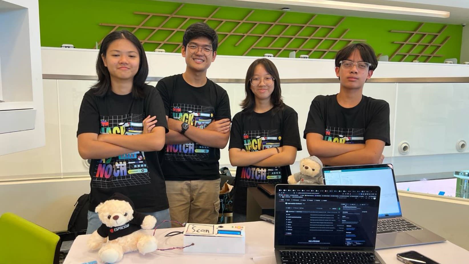 my team and I after winning the Future Engineers category for World Robot Olympiad Singapore 2024